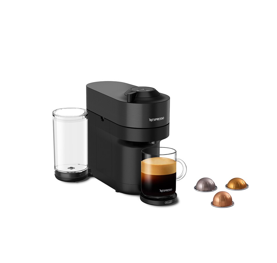 Image 237509.jpg, Product 237-509 / Price $169.00, Nespresso Vertuo Pop+ Coffee and Espresso Machine by De'Longhi (Liquorice Black) from Nespresso on TSC.ca's Kitchen department