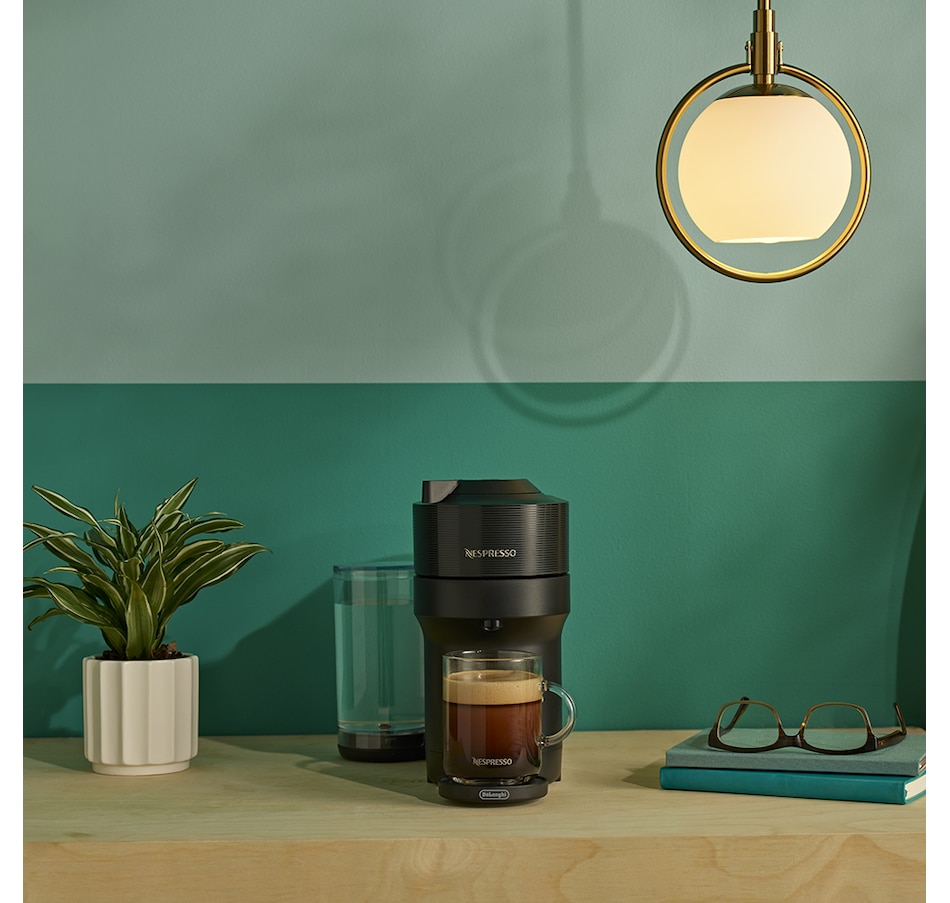 Image 237509_ALTMORE5.jpg, Product 237-509 / Price $169.00, Nespresso Vertuo Pop+ Coffee and Espresso Machine by De'Longhi (Liquorice Black) from Nespresso on TSC.ca's Kitchen department