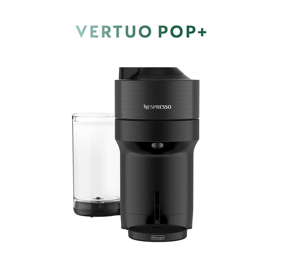 Image 237509_ALTMORE8.jpg, Product 237-509 / Price $169.00, Nespresso Vertuo Pop+ Coffee and Espresso Machine by De'Longhi (Liquorice Black) from Nespresso on TSC.ca's Kitchen department