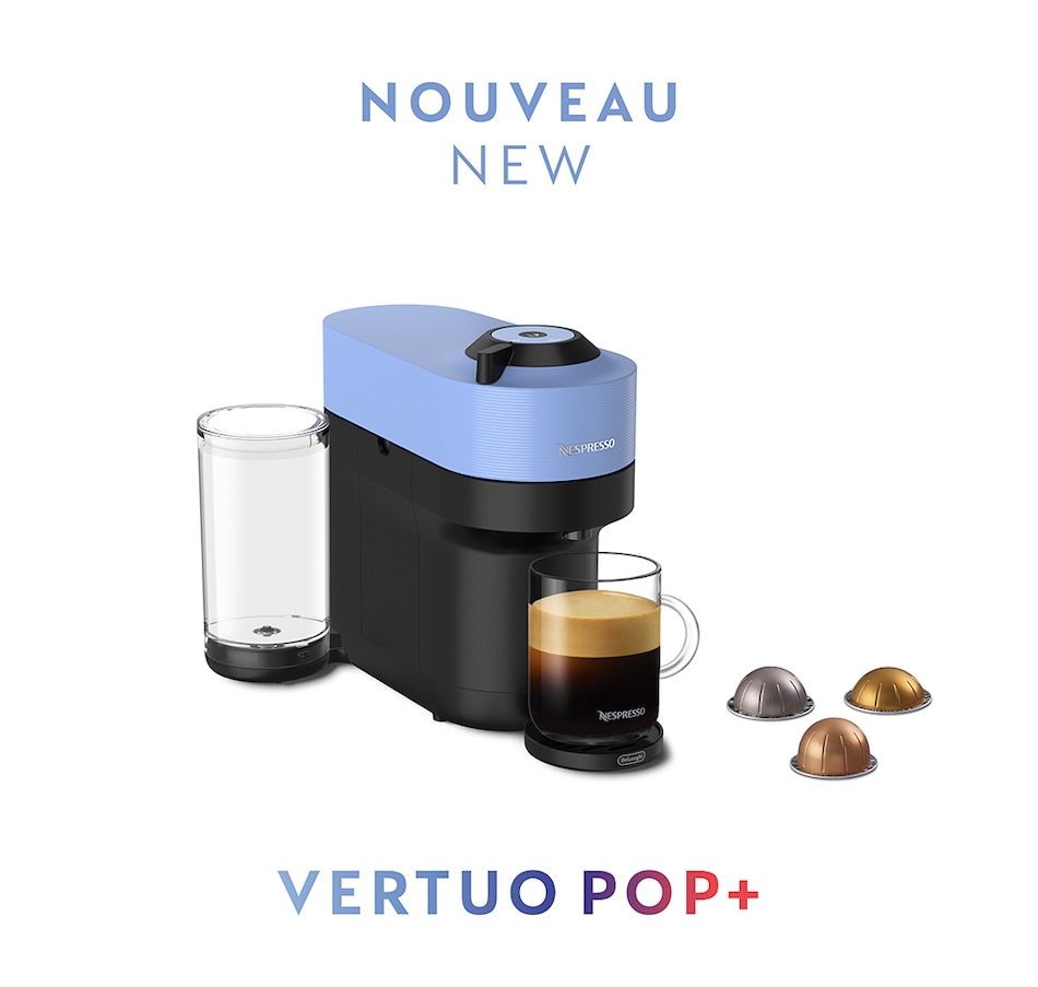 Image 237510_ALTMORE1.jpg, Product 237-510 / Price $169.00, Nespresso Vertuo Pop+ Coffee and Espresso Machine by De'Longhi (Pacific Blue) from Nespresso on TSC.ca's Kitchen department