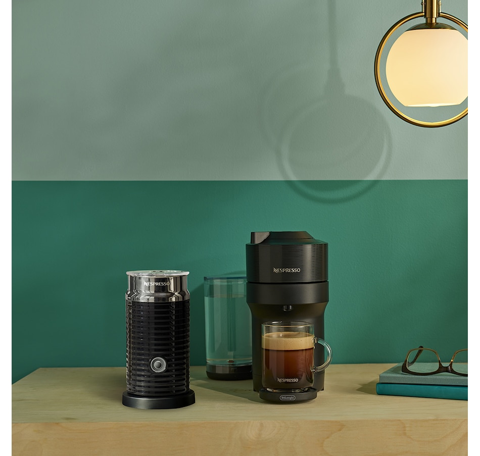 Image 237512_ALTMORE6.jpg, Product 237-512 / Price $239.00, Nespresso Vertuo Pop+ Coffee and Espresso Machine with Aeroccino by De'Longhi (Liquorice Black) from Nespresso on TSC.ca's Kitchen department