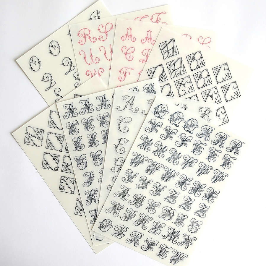 Image 237535.jpg, Product 237-535 / Price $24.88, Anna Griffin Monogram Rub-Ons from Anna Griffin on TSC.ca's Toys & Hobbies department