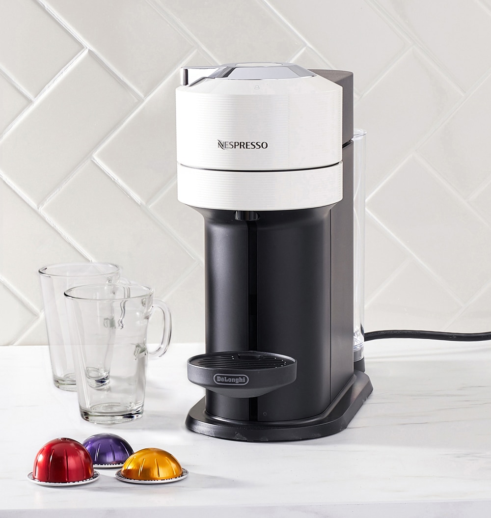 Nespresso clearance white machine