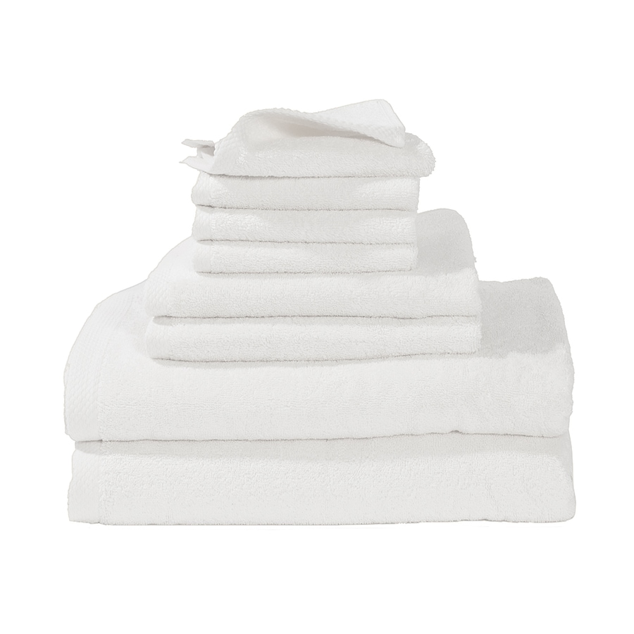 Image 237592_WHT.jpg, Product 237-592 / Price $39.88, Home Suite Luxury Silvadur 8-Piece Towel Set from Home Suite on TSC.ca's Home & Garden department