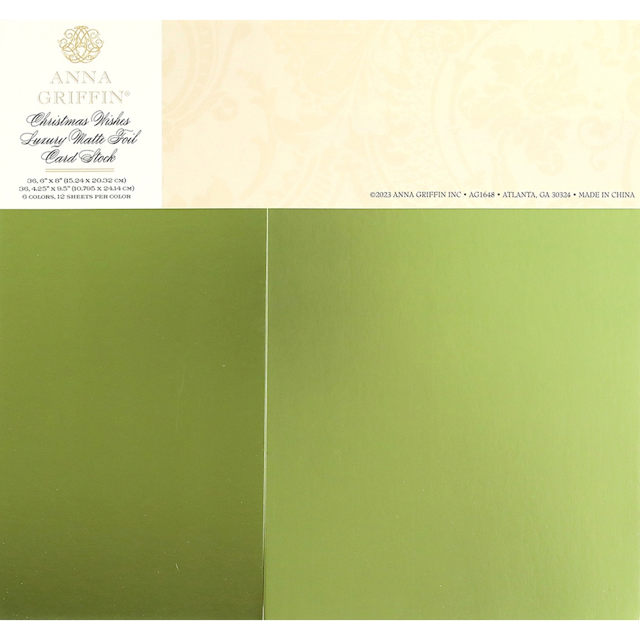 Image 237615_CHRSM.jpg, Product 237-615 / Price $34.99, Anna Griffin Luxury Matte Foil Cardstock from Anna Griffin on TSC.ca's Toys & Hobbies department