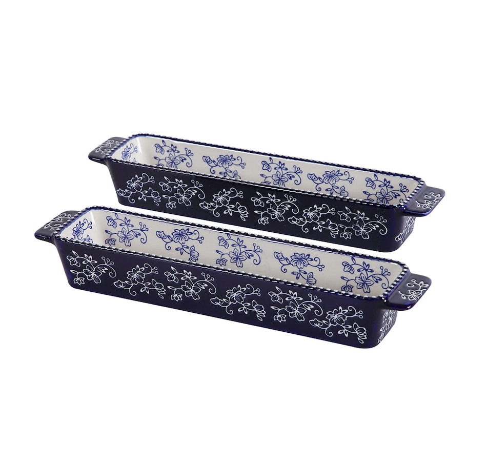 Image 237639_FLBLU.jpg, Product 237-639 / Price $16.88, temp-tations Cracker Trays (set of 2) from temp-tations on TSC.ca's Kitchen department