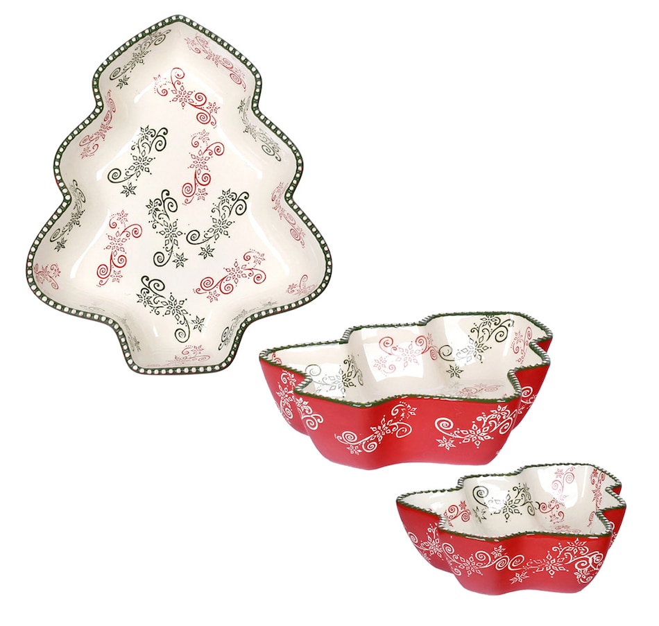 Image 237654_ALTMORE1.jpg, Product 237-654 / Price $19.33, temp-tations Set of 3 Seasonal Tree Bowls from temp-tations on TSC.ca's Kitchen department