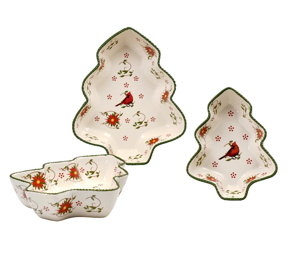 Image 237654_CDN.jpg, Product 237-654 / Price $19.33, temp-tations Set of 3 Seasonal Tree Bowls from temp-tations on TSC.ca's Kitchen department