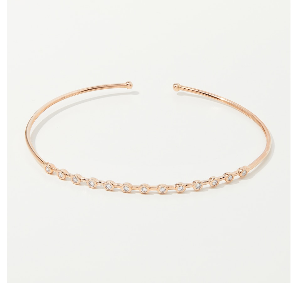 Jewellery - Bracelets - Bangles & Cuffs - Evera 14K Gold 0.25 av. ctw ...