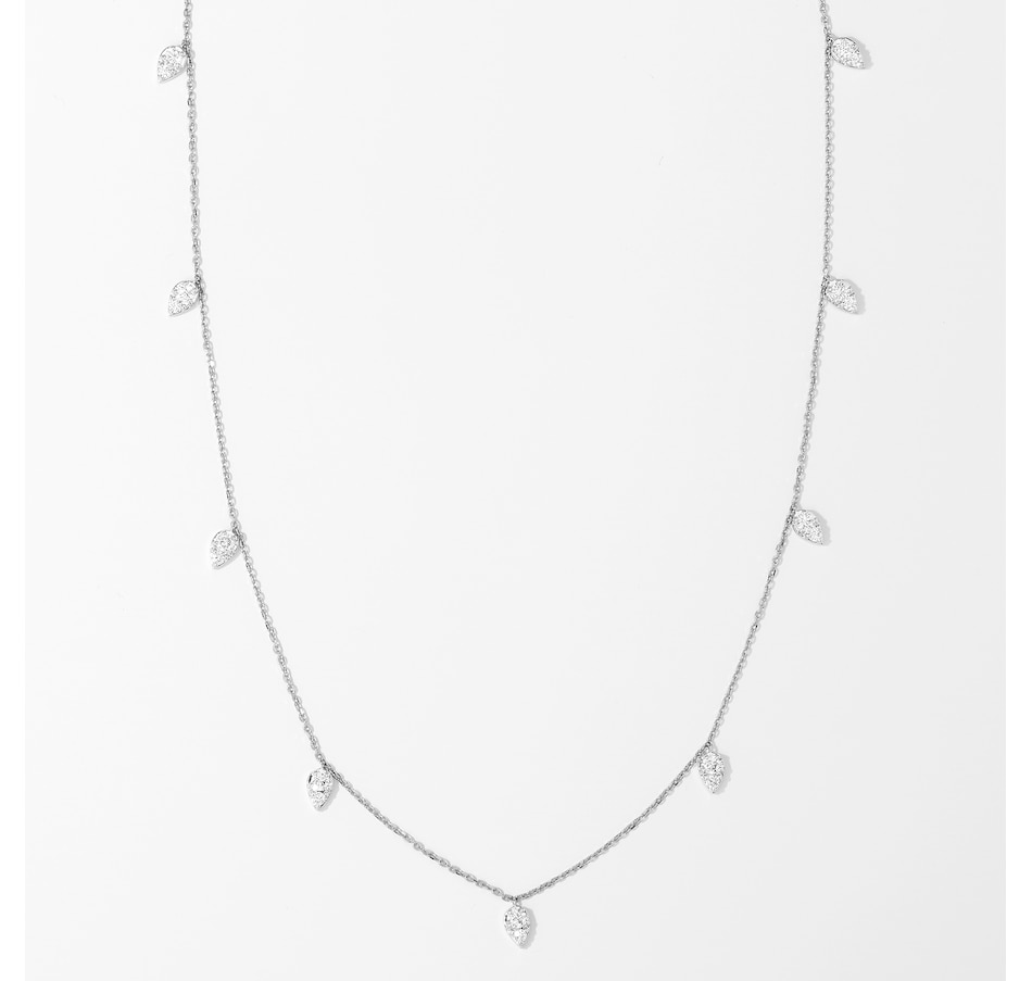 Image 237718_WGL.jpg, Product 237-718 / Price $1,049.99, EVERA Diamonds 14K Gold 1.00 av. ctw Diamond Necklace from Evera Diamonds on TSC.ca's Jewellery department