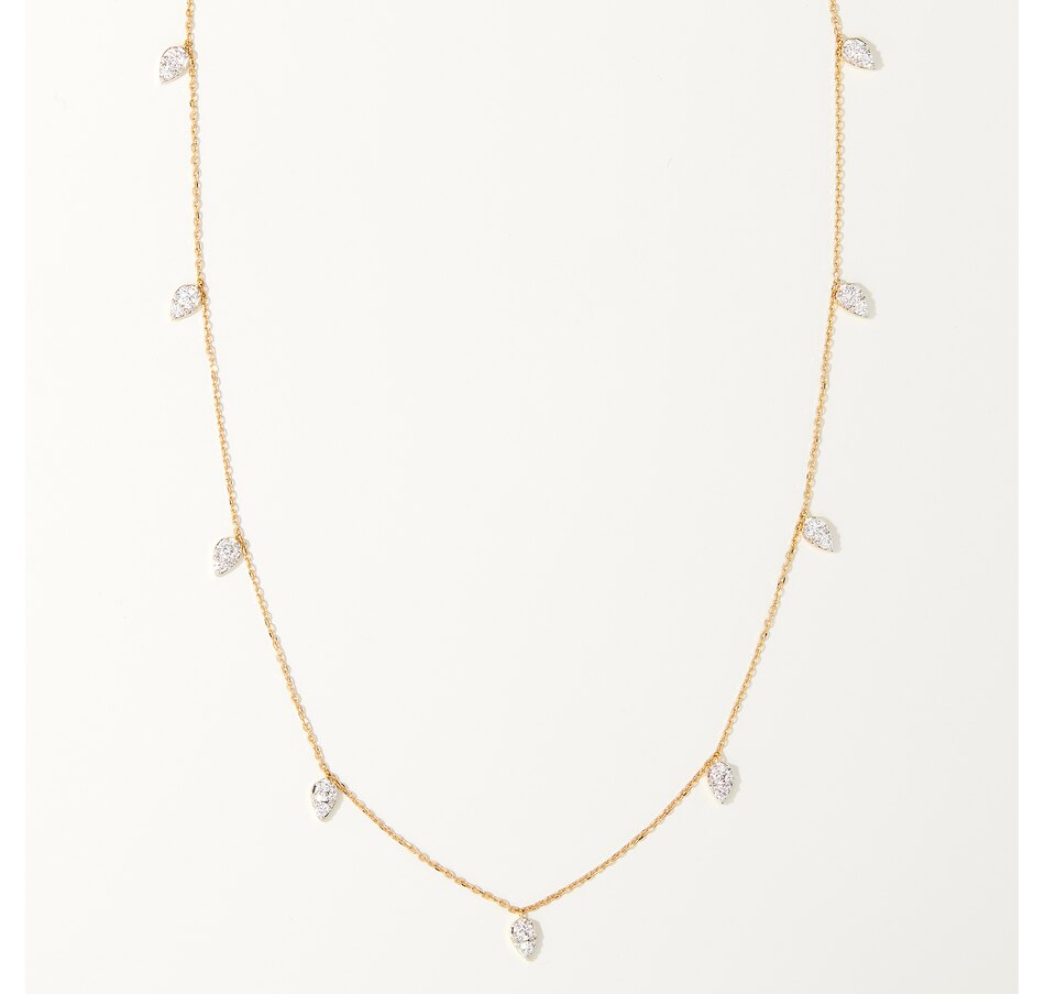 Image 237718_YGL.jpg, Product 237-718 / Price $1,049.99, EVERA Diamonds 14K Gold 1.00 av. ctw Diamond Necklace from Evera Diamonds on TSC.ca's Jewellery department