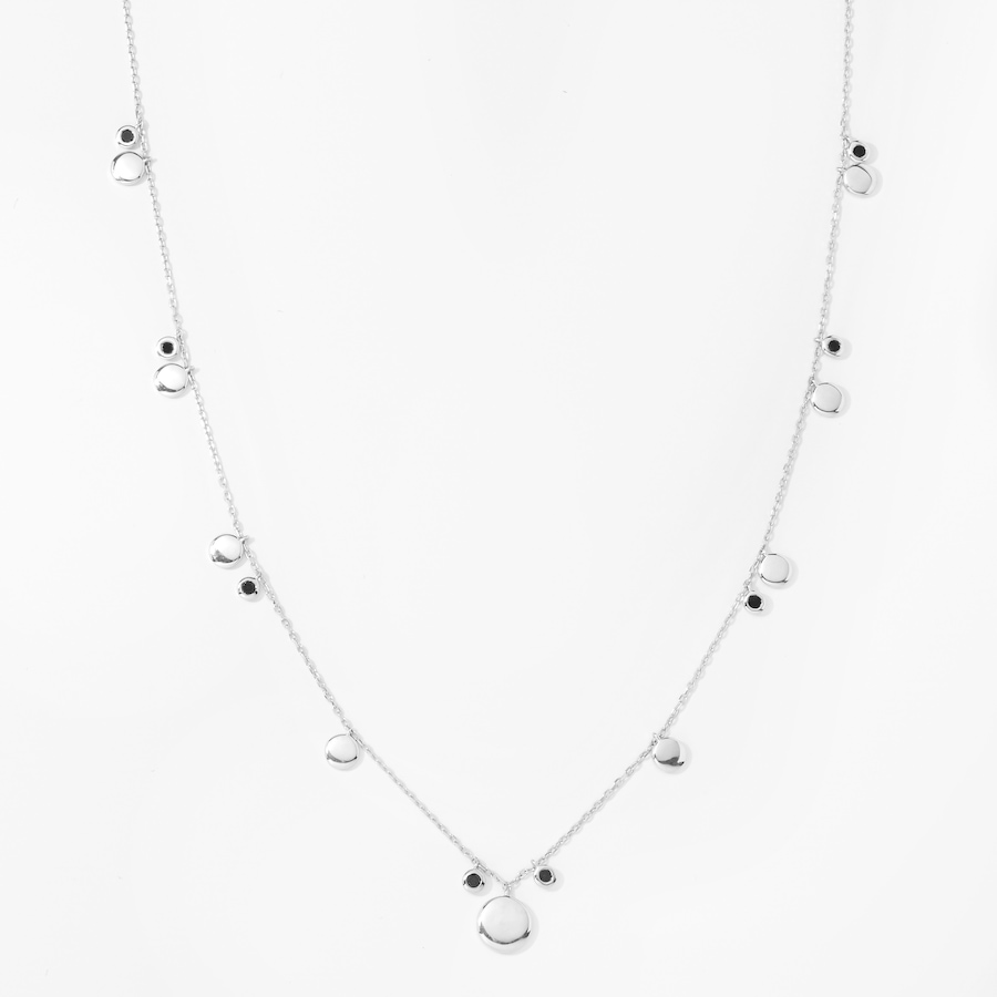 Image 237722_BLK.jpg, Product 237-722 / Price $159.88, Colours of Diamonds Sterling Silver 0.25 av. ctw Coloured Diamond Necklace from Colours of Diamonds on TSC.ca's Jewellery department