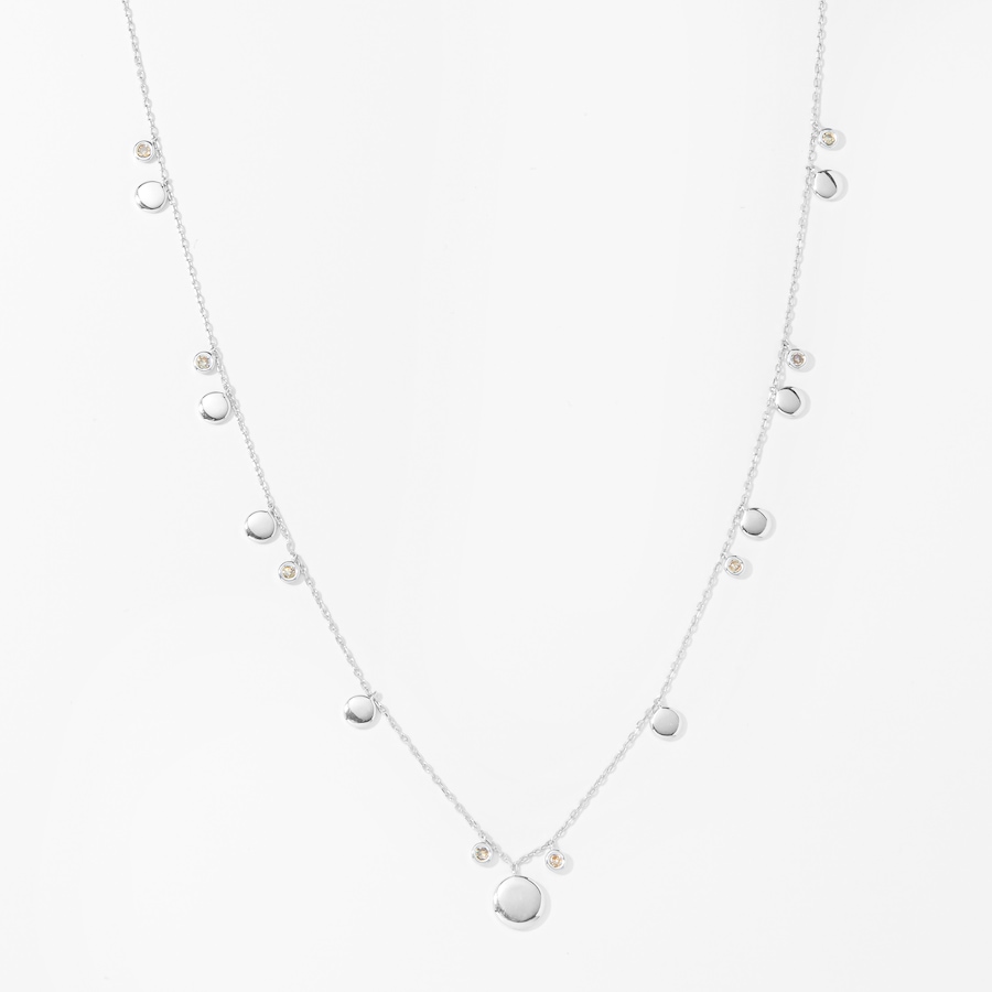 Image 237722_CHM.jpg, Product 237-722 / Price $159.88, Colours of Diamonds Sterling Silver 0.25 av. ctw Coloured Diamond Necklace from Colours of Diamonds on TSC.ca's Jewellery department