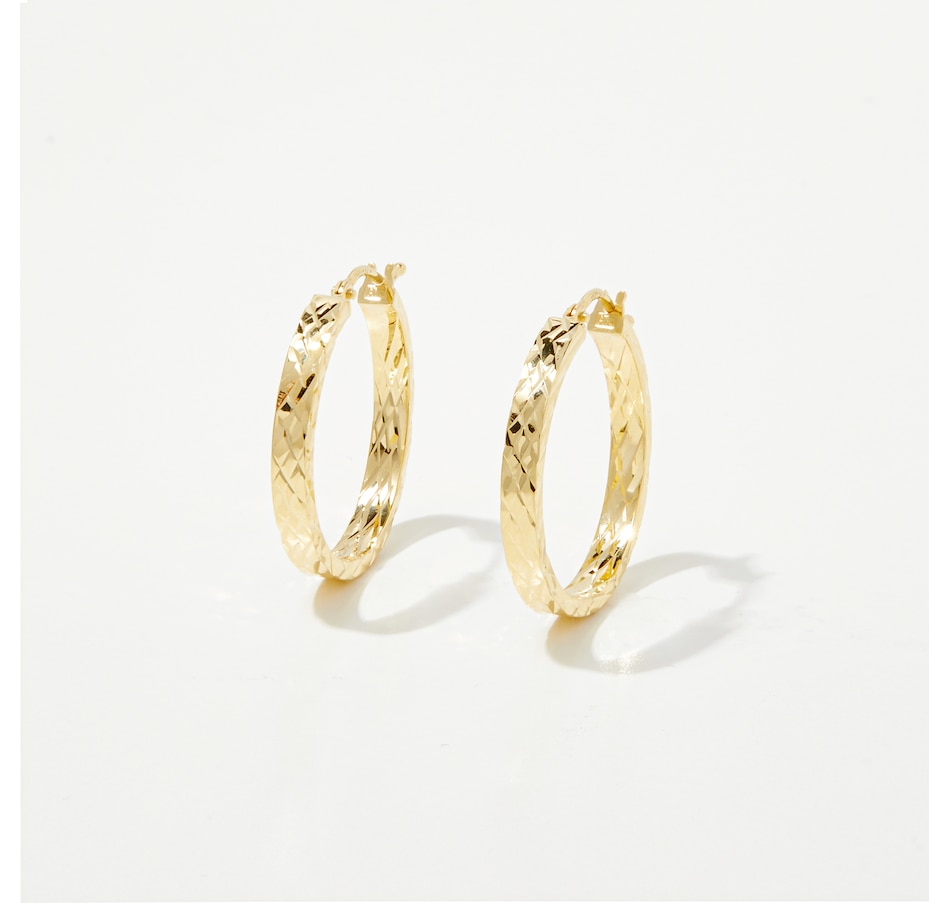 Jewellery - Earrings - Hoop & Huggie Earrings - Trugold 10K Yellow Gold ...