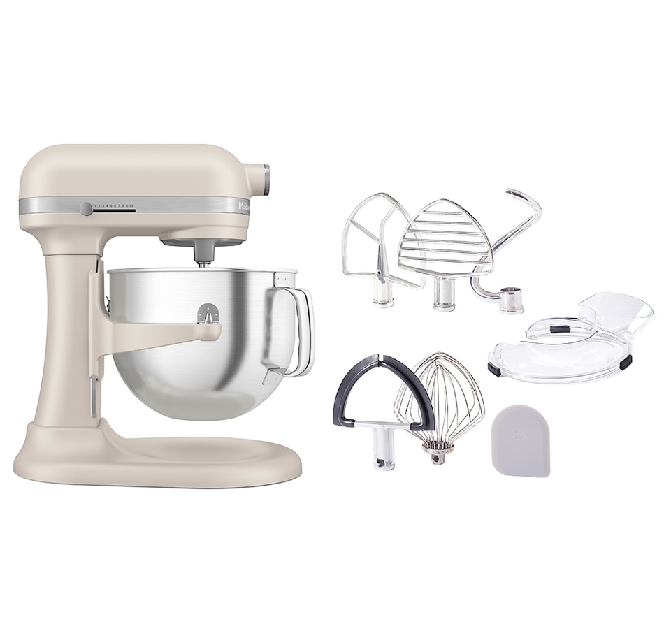 Image 237763_MILSE.jpg, Product 237-763 / Price $724.99, KitchenAid 7-Quart Premium Bowl-Lift Stand Mixer with The Mixer Bible (fourth edition) from KitchenAid on TSC.ca's Kitchen department