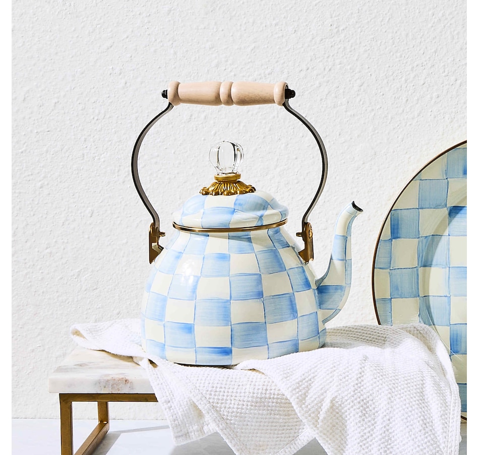 Image 237766_ALTMORE12.jpg, Product 237-766 / Price $229.00 - $289.00, MacKenzie-Childs Hand-Decorated Enamel Tea Kettle from MacKenzie Childs on TSC.ca's Kitchen department