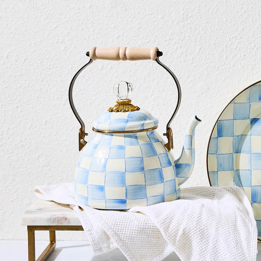 Image 237766_ALTMORE12.jpg, Product 237-766 / Price $209.00 - $249.00, MacKenzie-Childs Hand-Decorated Enamel Tea Kettle from MacKenzie Childs on TSC.ca's Kitchen department
