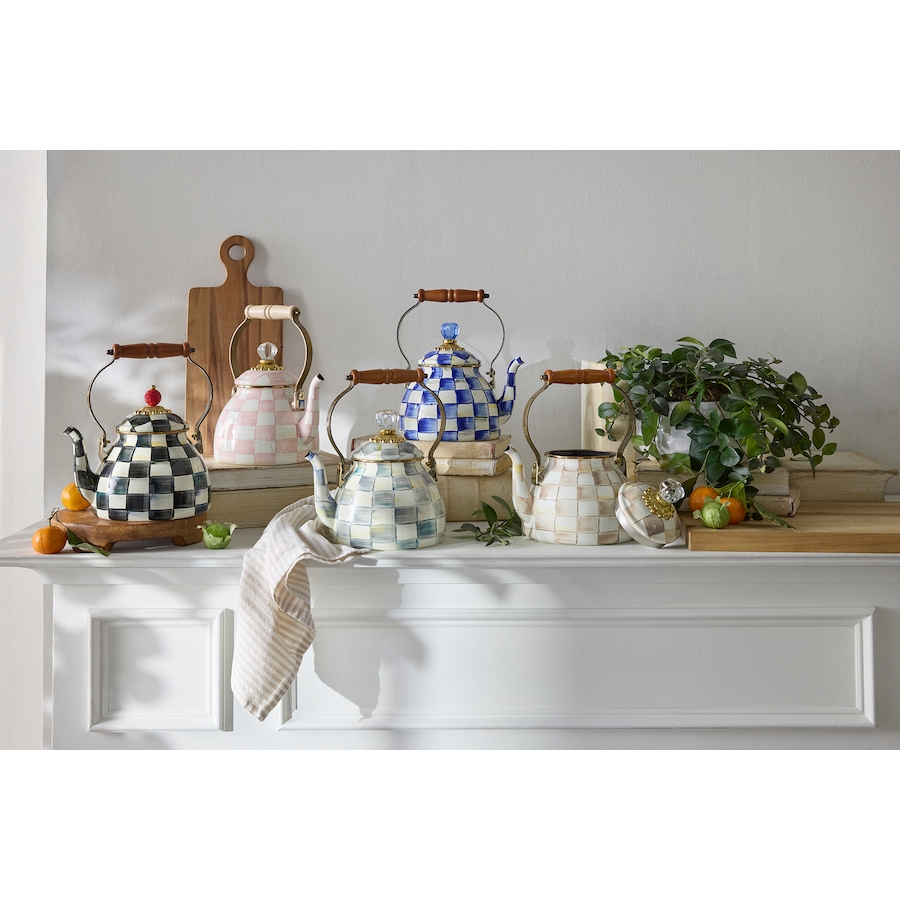 Image 237766_ALTMORE3.jpg, Product 237-766 / Price $209.00 - $249.00, MacKenzie-Childs Hand-Decorated Enamel Tea Kettle from MacKenzie Childs on TSC.ca's Kitchen department