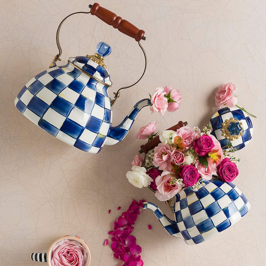 Image 237766_ALTMORE7.jpg, Product 237-766 / Price $209.00 - $249.00, MacKenzie-Childs Hand-Decorated Enamel Tea Kettle from MacKenzie Childs on TSC.ca's Kitchen department