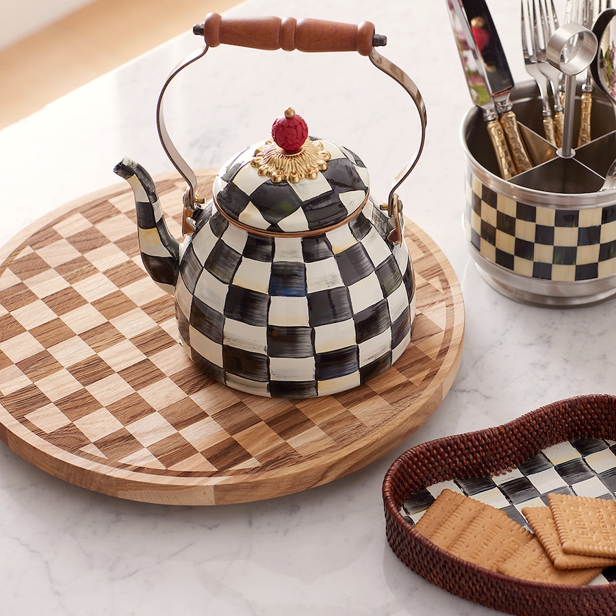 Image 237766_ALTMORE9.jpg, Product 237-766 / Price $209.00 - $249.00, MacKenzie-Childs Hand-Decorated Enamel Tea Kettle from MacKenzie Childs on TSC.ca's Kitchen department