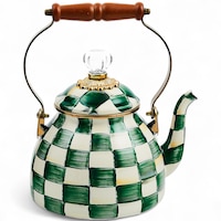 MacKenzie-Childs Hand-Decorated Enamel Tea Kettle