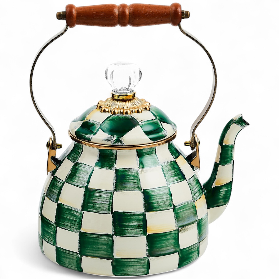Image 237766_EMECK.jpg, Product 237-766 / Price $209.00 - $249.00, MacKenzie-Childs Hand-Decorated Enamel Tea Kettle from MacKenzie Childs on TSC.ca's Kitchen department