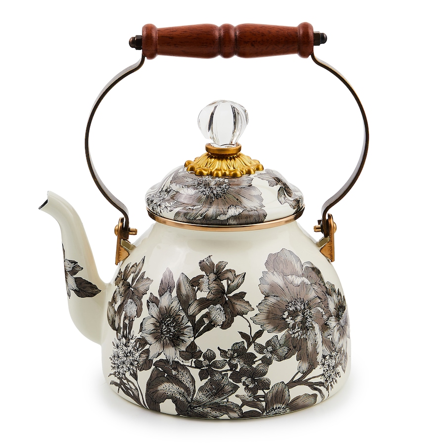 Image 237766_ENGGD.jpg, Product 237-766 / Price $209.00 - $249.00, MacKenzie-Childs Hand-Decorated Enamel Tea Kettle from MacKenzie Childs on TSC.ca's Kitchen department