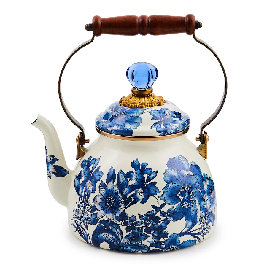 Image 237766_ROYEH.jpg, Product 237-766 / Price $209.00 - $249.00, MacKenzie-Childs Hand-Decorated Enamel Tea Kettle from MacKenzie Childs on TSC.ca's Kitchen department