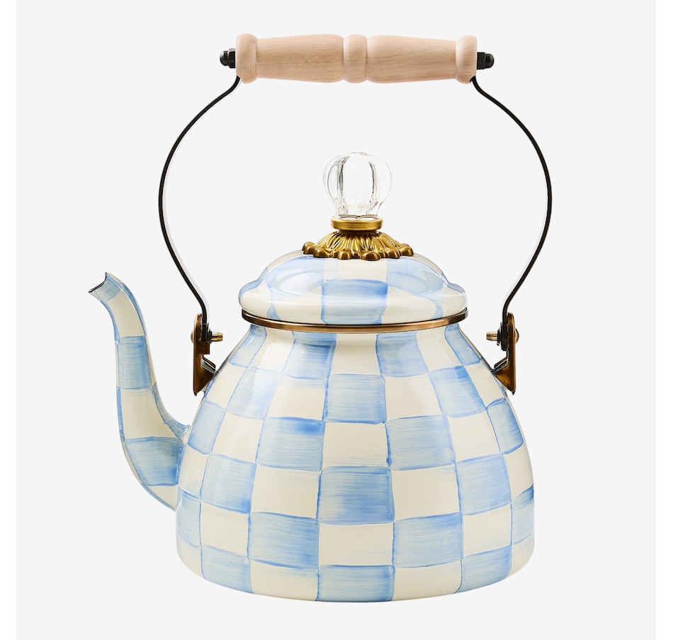Image 237766_SKYCK.jpg, Product 237-766 / Price $229.00 - $289.00, MacKenzie-Childs Hand-Decorated Enamel Tea Kettle from MacKenzie Childs on TSC.ca's Kitchen department