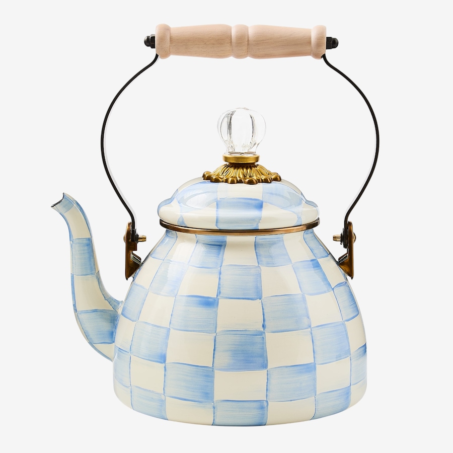 Image 237766_SKYCK.jpg, Product 237-766 / Price $209.00 - $249.00, MacKenzie-Childs Hand-Decorated Enamel Tea Kettle from MacKenzie Childs on TSC.ca's Kitchen department