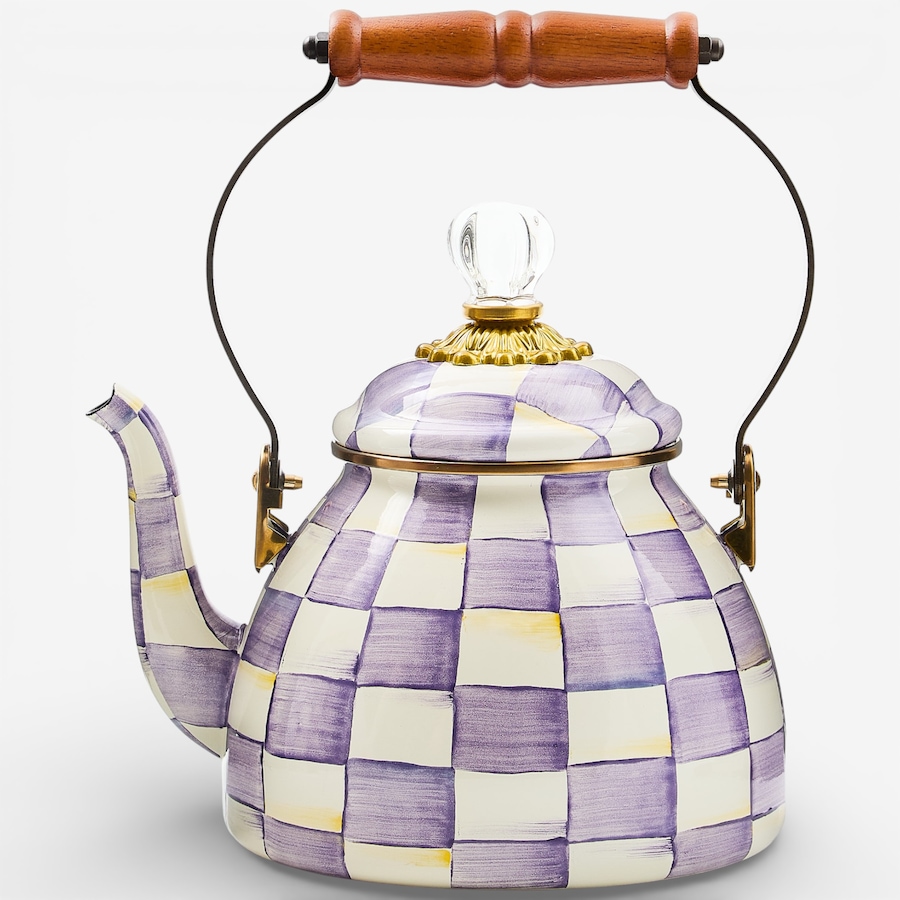 Image 237766_VIOCK.jpg, Product 237-766 / Price $209.00 - $249.00, MacKenzie-Childs Hand-Decorated Enamel Tea Kettle from MacKenzie Childs on TSC.ca's Kitchen department