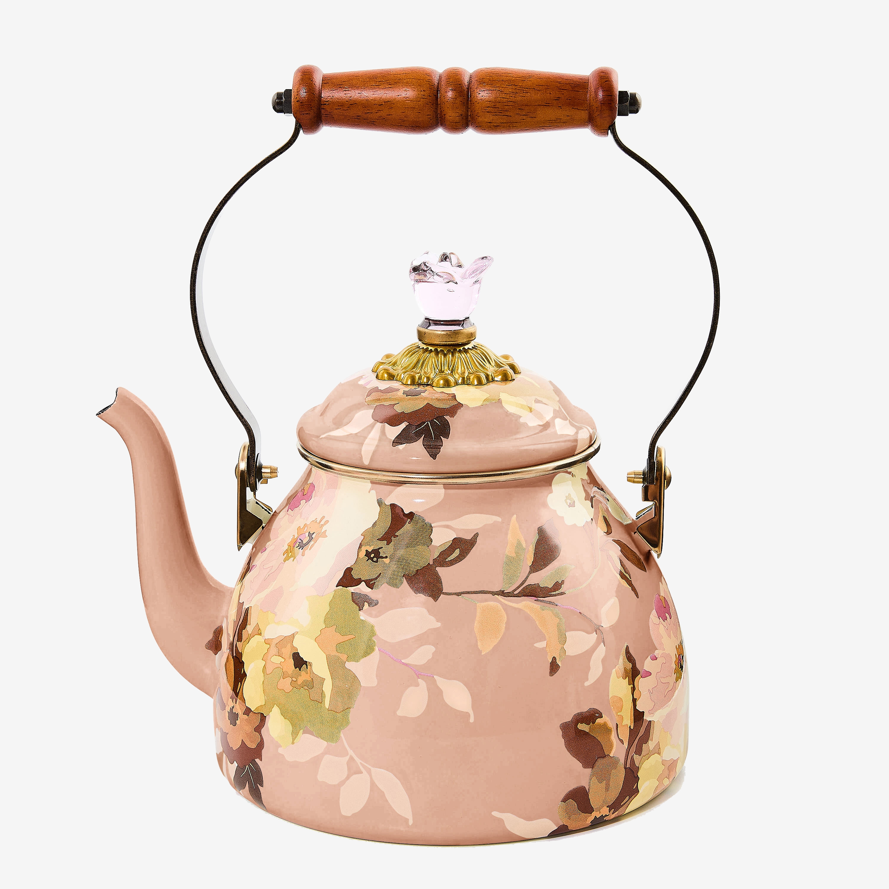 MacKenzie-Childs Hand-Decorated Enamel Tea Kettle - TSC.ca
