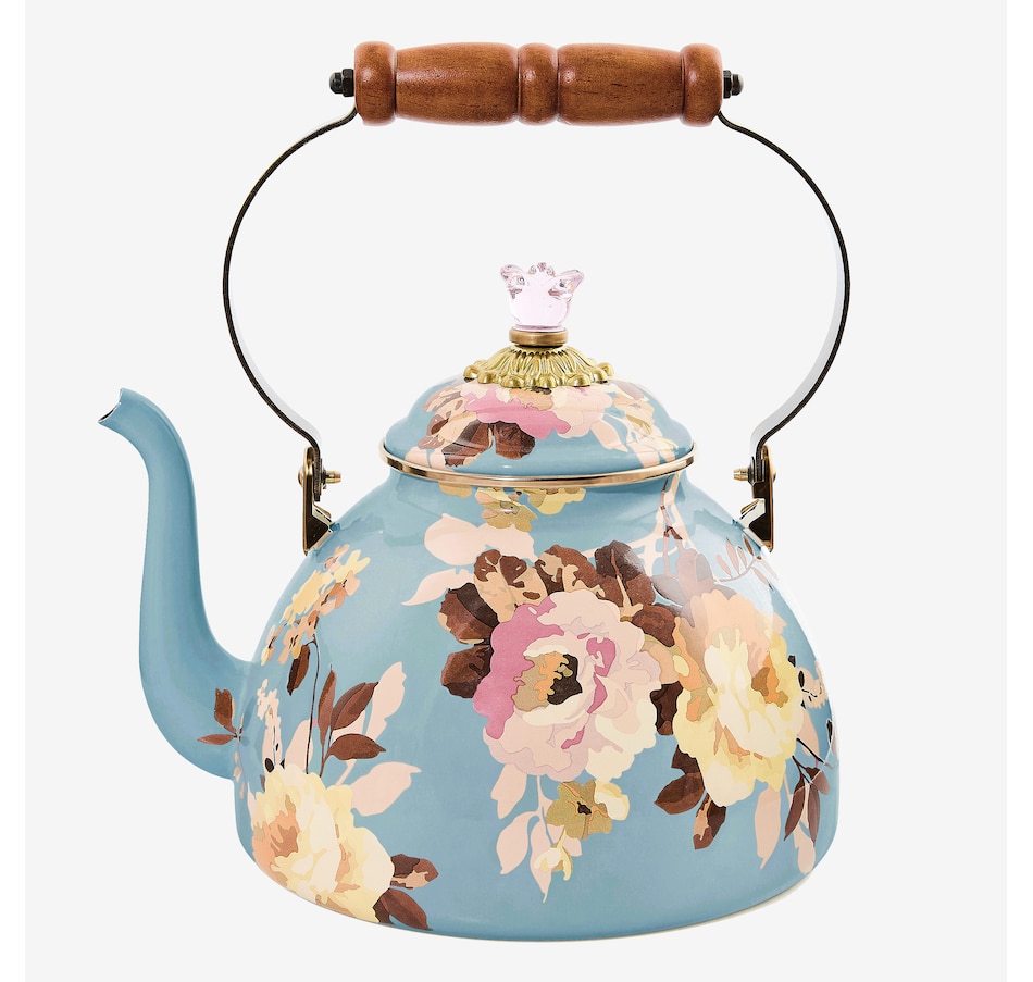 Image 237766_WIRSE.jpg, Product 237-766 / Price $229.00 - $289.00, MacKenzie-Childs Hand-Decorated Enamel Tea Kettle from MacKenzie Childs on TSC.ca's Kitchen department