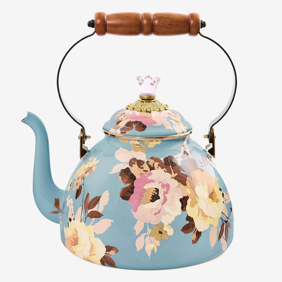 Image 237766_WIRSE.jpg, Product 237-766 / Price $209.00 - $249.00, MacKenzie-Childs Hand-Decorated Enamel Tea Kettle from MacKenzie Childs on TSC.ca's Kitchen department