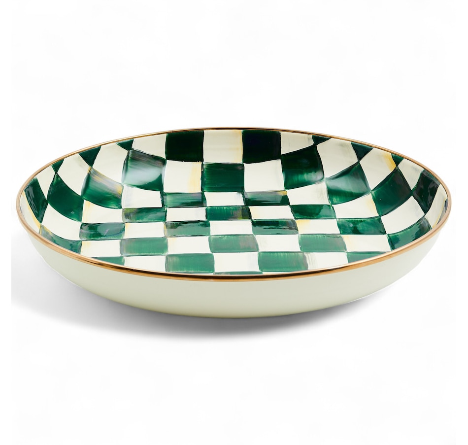 Image 237770_EMECK.jpg, Product 237-770 / Price $125.00, MacKenzie-Childs Hand Decorated Enamel Abundant Bowl from MacKenzie Childs on TSC.ca's Kitchen department