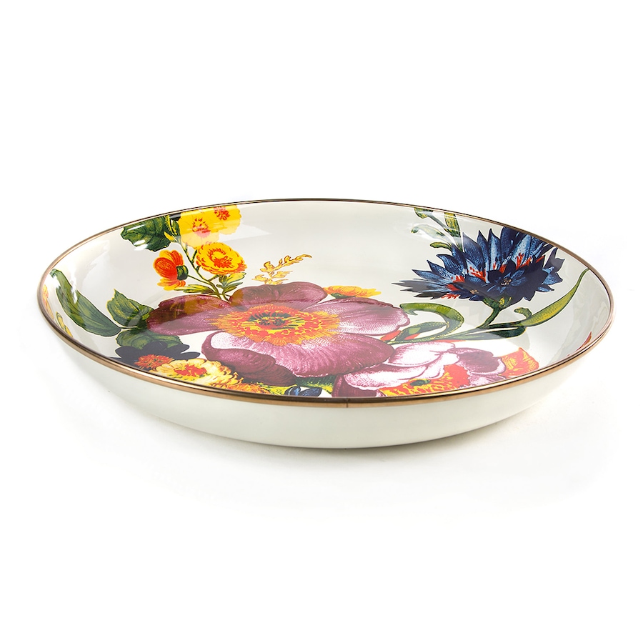 Image 237770_FLMKT.jpg, Product 237-770 / Price $150.00, MacKenzie-Childs Hand Decorated Enamel Abundant Bowl from MacKenzie Childs on TSC.ca's Kitchen department