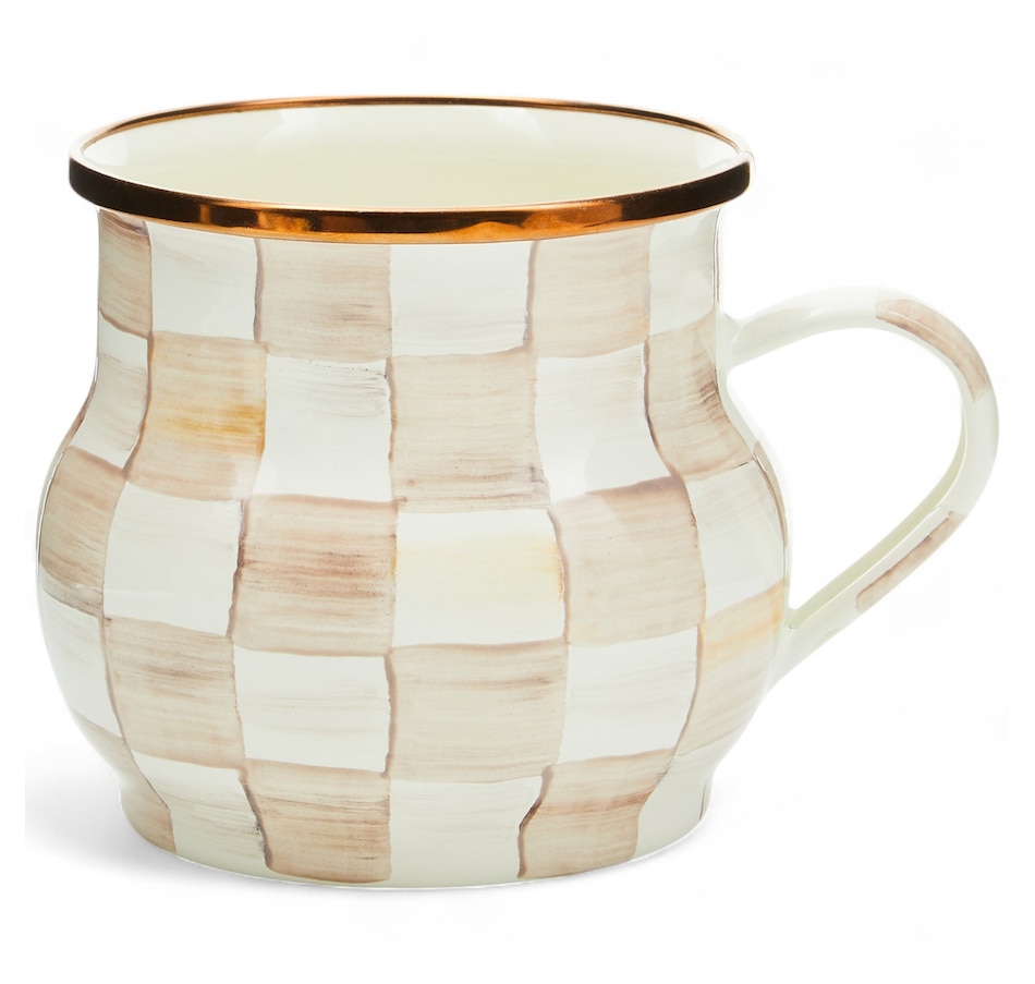 Image 237771_ALTMORE4.jpg, Product 237-771 / Price $269.00, MacKenzie-Childs Hand Decorated Enamel Mugs - Set of 4 from MacKenzie Childs on TSC.ca's Kitchen department