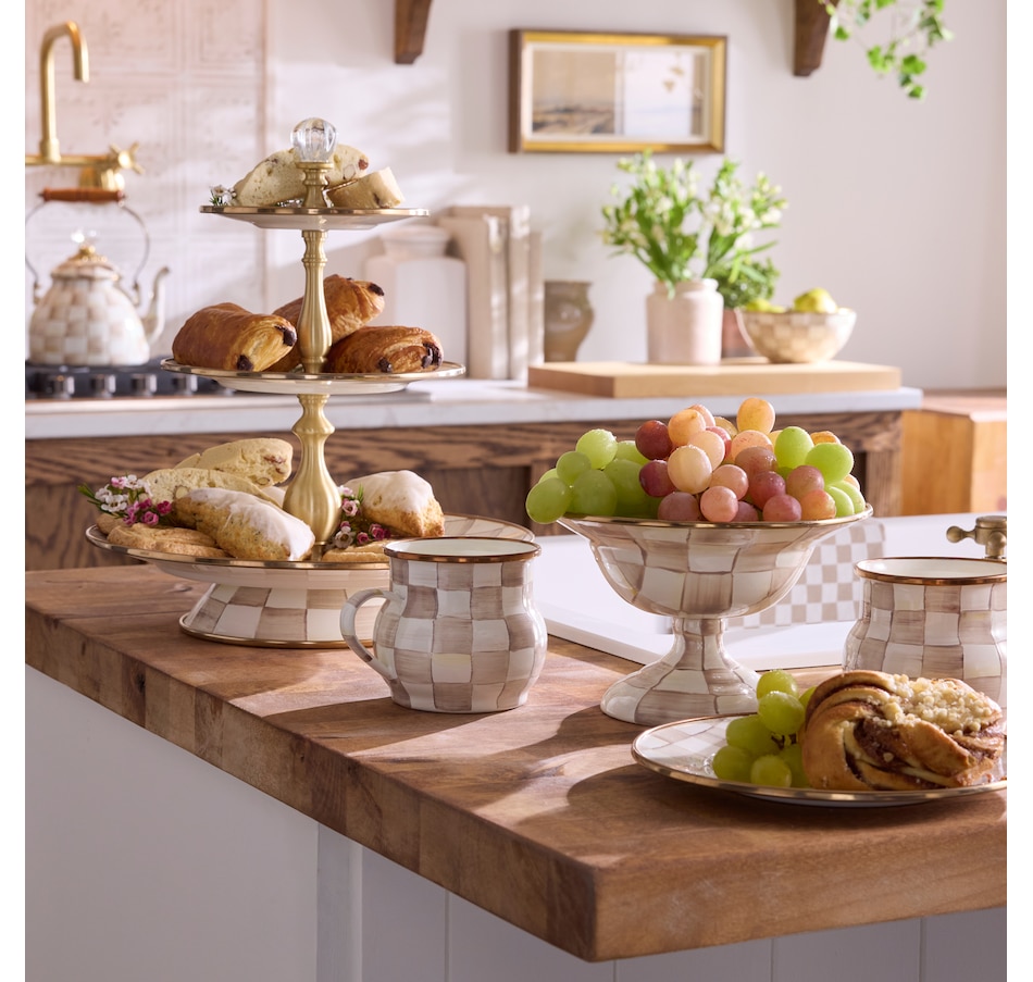 Image 237771_ALTMORE5.jpg, Product 237-771 / Price $269.00, MacKenzie-Childs Hand Decorated Enamel Mugs - Set of 4 from MacKenzie Childs on TSC.ca's Kitchen department