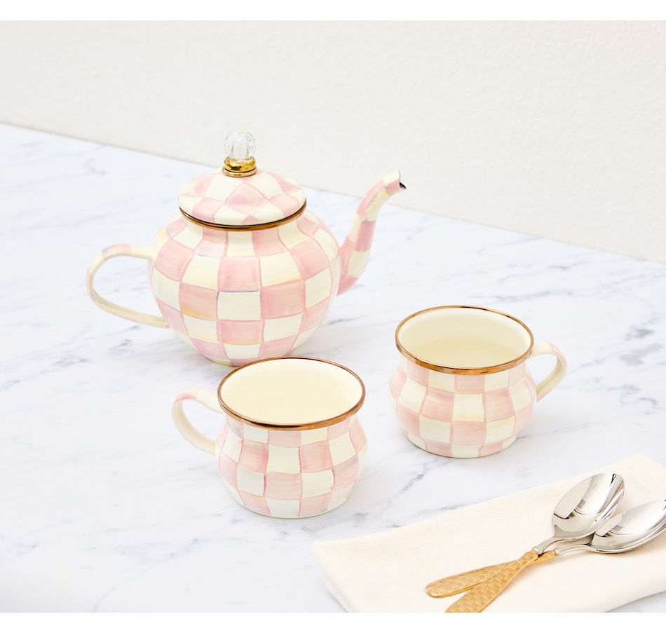 Image 237771_ALTMORE6.jpg, Product 237-771 / Price $269.00, MacKenzie-Childs Hand Decorated Enamel Mugs - Set of 4 from MacKenzie Childs on TSC.ca's Kitchen department