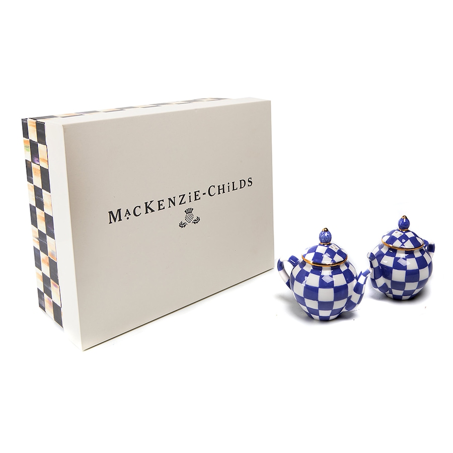 Image 237772_ALTMORE3.jpg, Product 237-772 / Price $87.00, MacKenzie-Childs Teapot Salt & Pepper Set from MacKenzie Childs on TSC.ca's Kitchen department