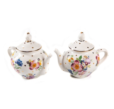 MacKenzie-Childs Teapot Salt & Pepper Set
