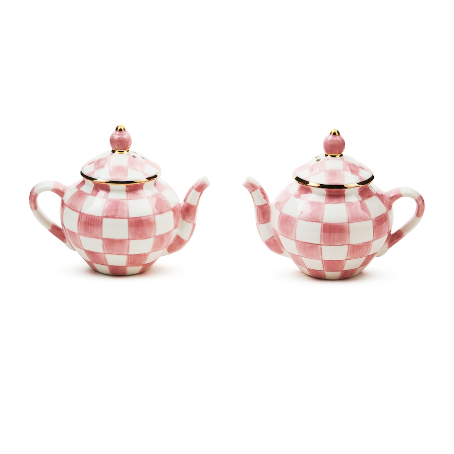 Image 237772_ROSCK.jpg, Product 237-772 / Price $87.00, MacKenzie-Childs Teapot Salt & Pepper Set from MacKenzie Childs on TSC.ca's Kitchen department
