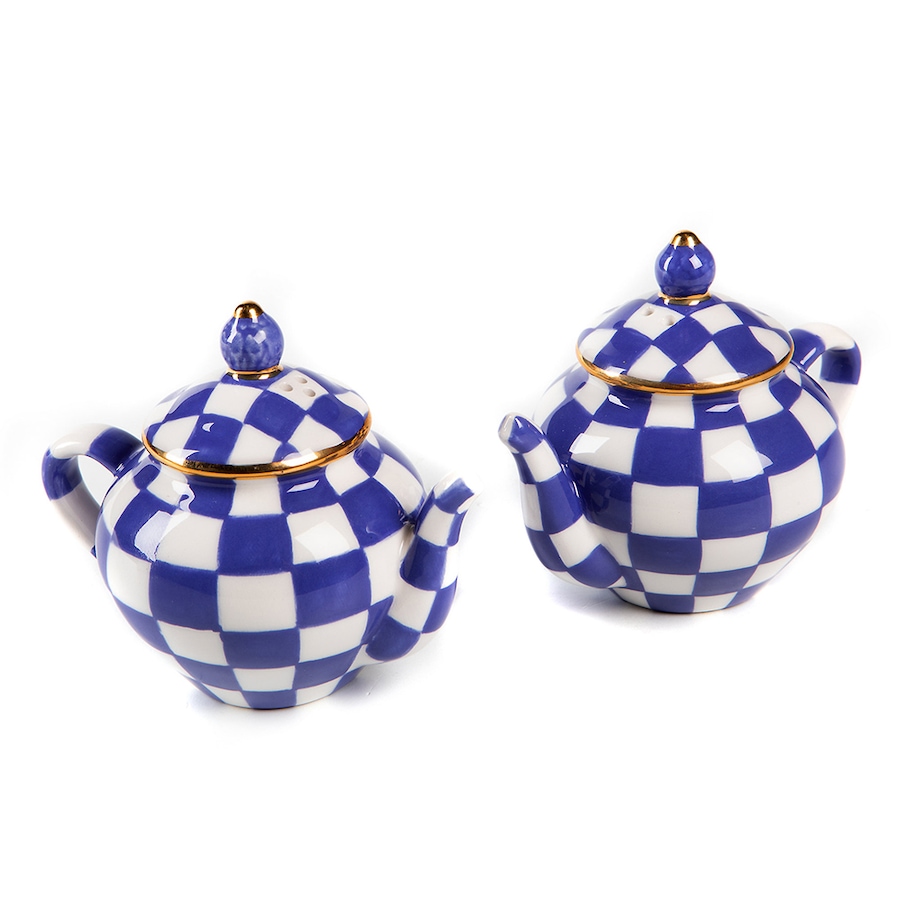 Image 237772_RYLCK.jpg, Product 237-772 / Price $87.00, MacKenzie-Childs Teapot Salt & Pepper Set from MacKenzie Childs on TSC.ca's Kitchen department