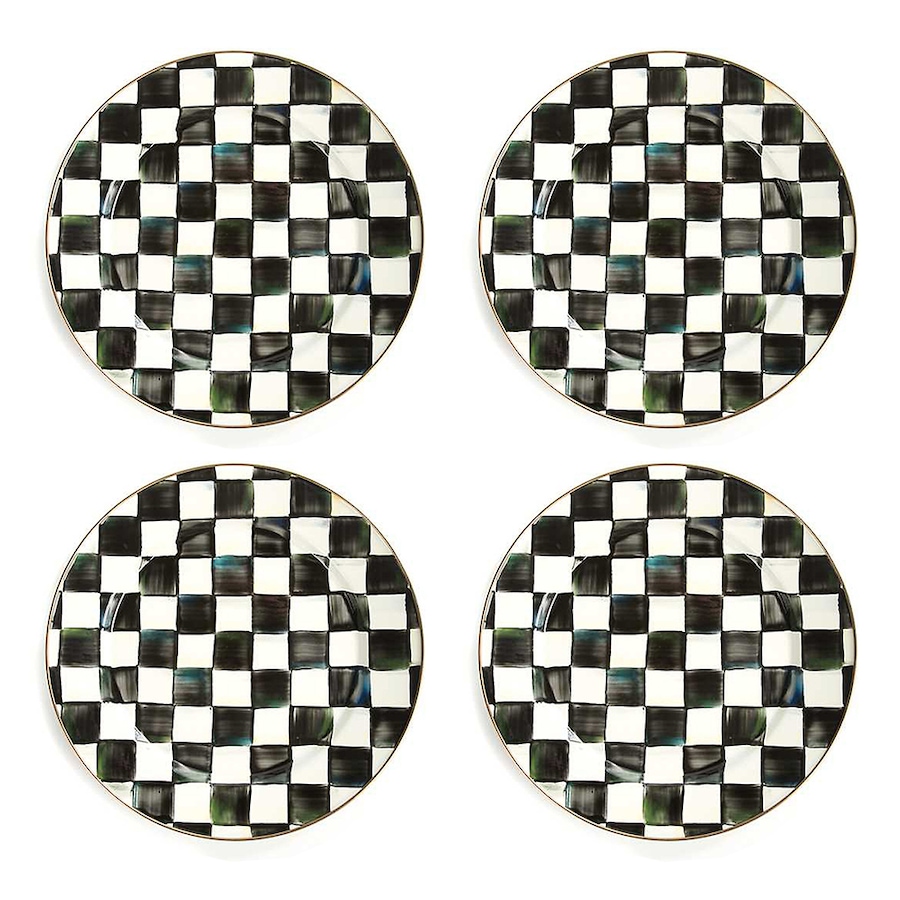 Image 237773_CRYCK.jpg, Product 237-773 / Price $420.00, MacKenzie-Childs Hand Decorated Chargers - Set of 4 from MacKenzie Childs on TSC.ca's Kitchen department
