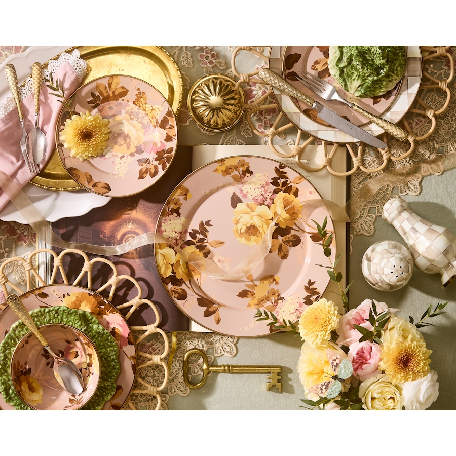 Image 237773_WIRME.jpg, Product 237-773 / Price $420.00, MacKenzie-Childs Hand Decorated Chargers - Set of 4 from MacKenzie Childs on TSC.ca's Kitchen department