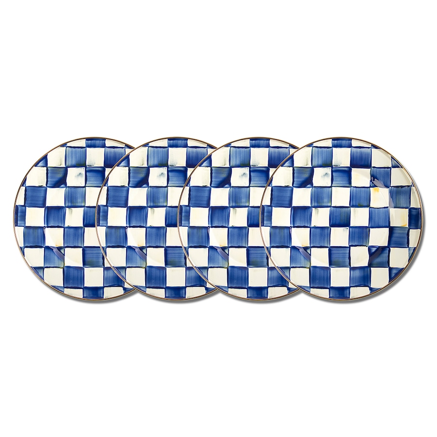 Image 237774_RYLCK.jpg, Product 237-774 / Price $349.00, MacKenzie-Childs Hand Decorated Enamel Dinner Plates - Set of 4 from MacKenzie Childs on TSC.ca's Kitchen department