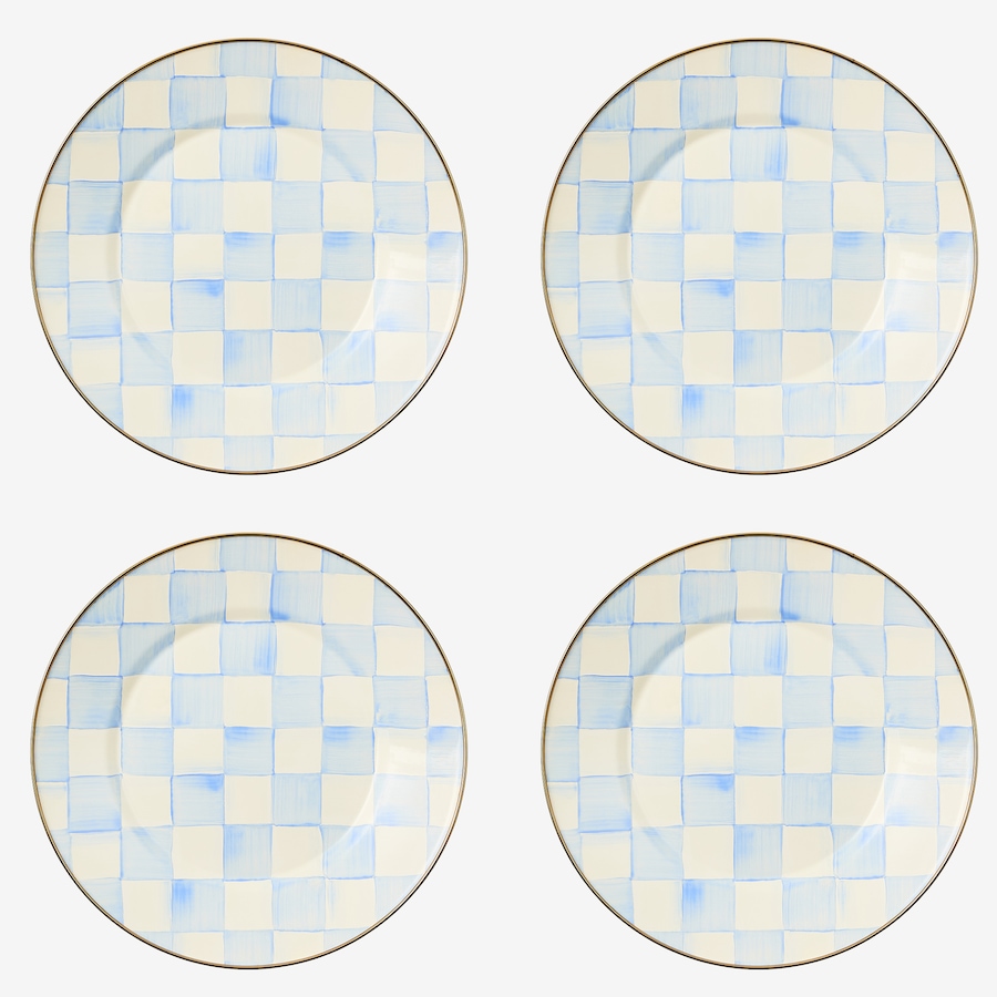 Image 237774_SKYCK.jpg, Product 237-774 / Price $349.00, MacKenzie-Childs Hand Decorated Enamel Dinner Plates - Set of 4 from MacKenzie Childs on TSC.ca's Kitchen department