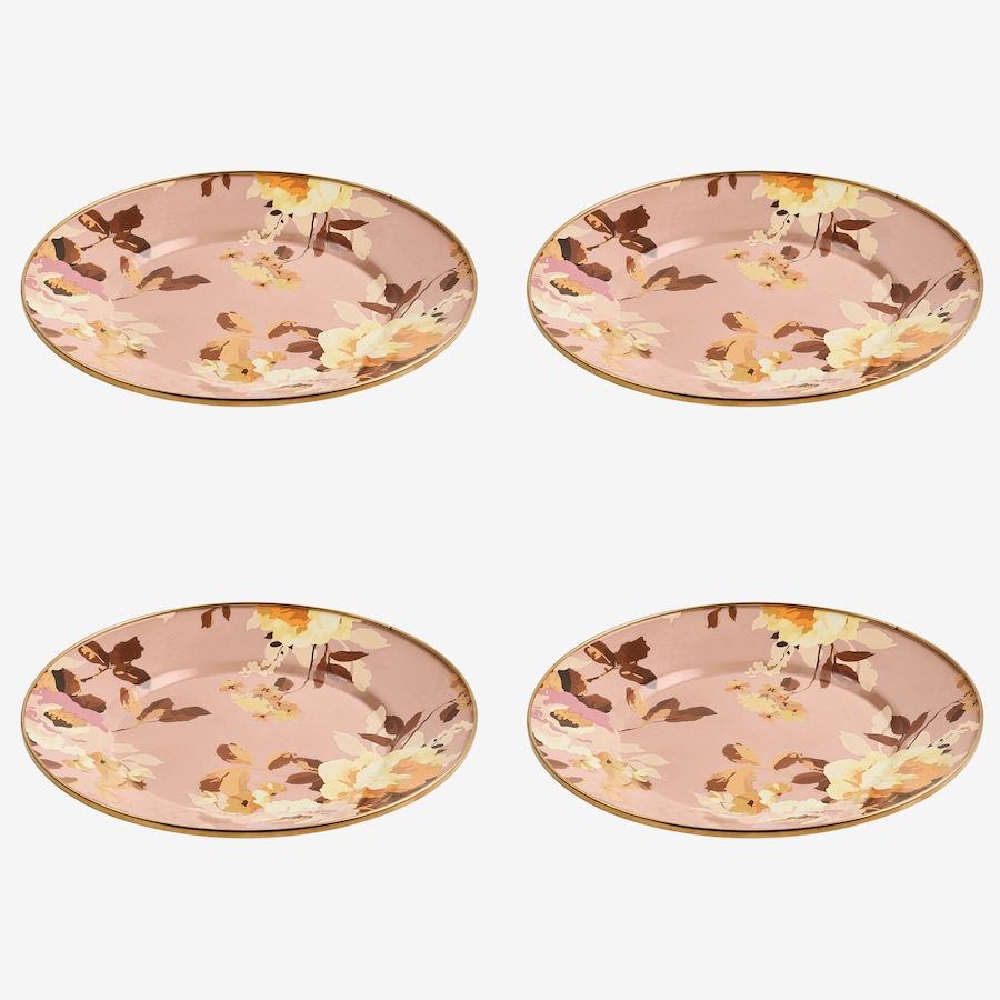Image 237774_WIRME.jpg, Product 237-774 / Price $349.00, MacKenzie-Childs Hand Decorated Enamel Dinner Plates - Set of 4 from MacKenzie Childs on TSC.ca's Kitchen department