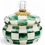MacKenzie-Childs Hand Decorated Enamel Squashed Pot