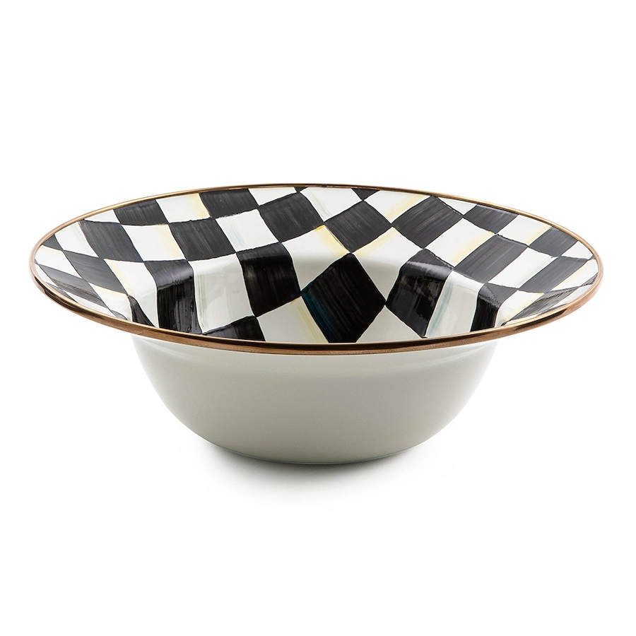 Image 237781_CRYCK.jpg, Product 237-781 / Price $150.00, MacKenzie-Childs Hand Decorated Enamel Serving Bowl from MacKenzie Childs on TSC.ca's Kitchen department